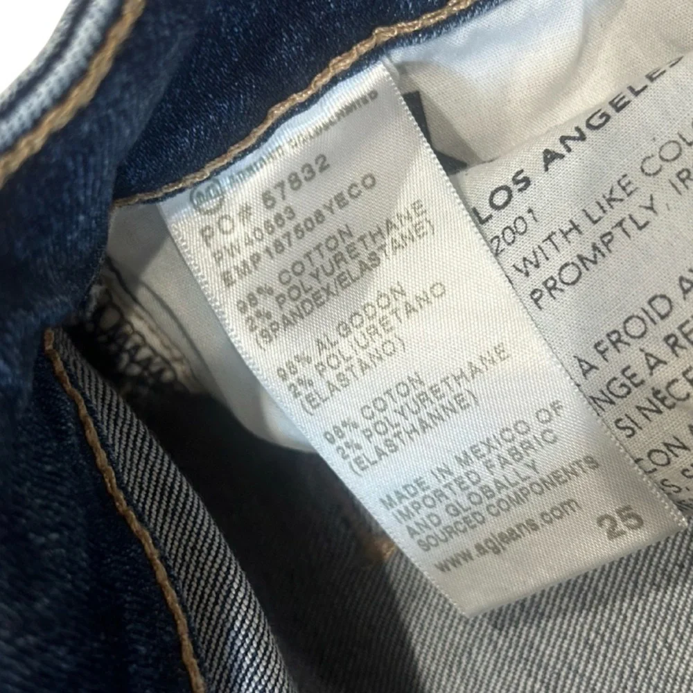 AG Mari High Rise Slim Straight Crop Jeans | 8 Yrs Eastcoast | Size 25 NWOT